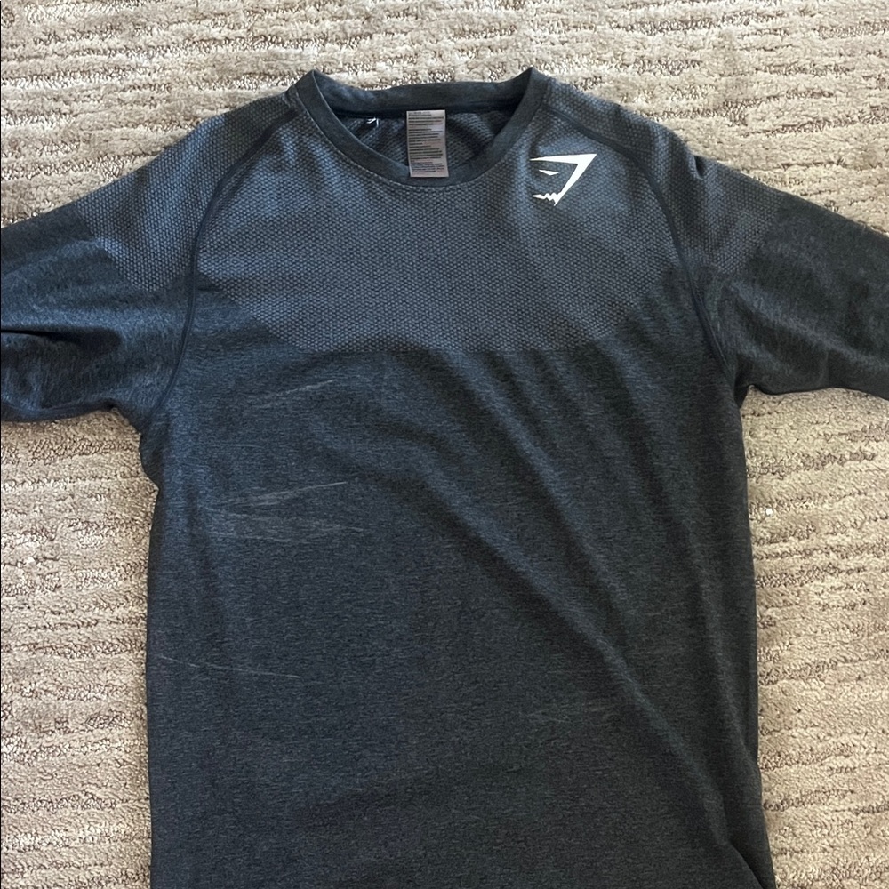 Gymshark phantom black rare shirt